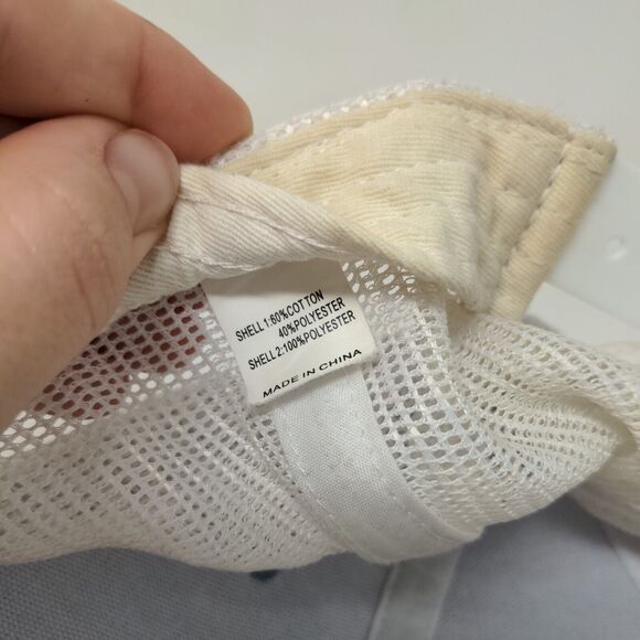 Three Pines Snapback Mesh Back Trucker Hat Multi One Size Leather Patch - Picture 9 of 9